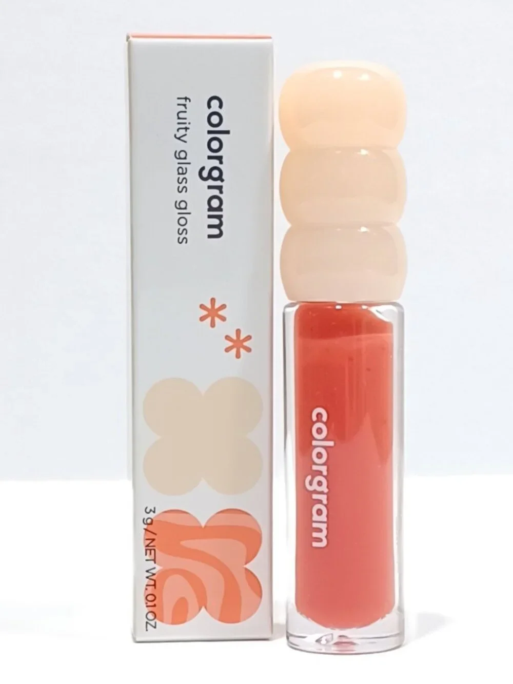 1 NIB Colorgram Fruity Glass Lip Gloss Sweet Tangerine Orange Hydrating Plumping